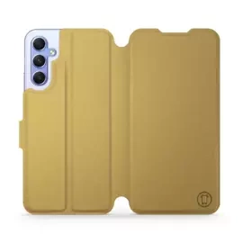 Etui do Samsung Galaxy A34 5G - wzór Gold&Orange