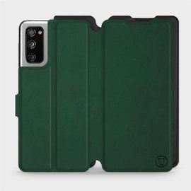 Etui Soft Touch do Samsung Galaxy S20 FE - wzór Miejska zieleń z czernią