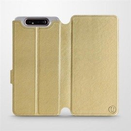 Etui do Samsung Galaxy A80 - wzór Gold&Gray