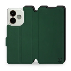 Etui Soft Touch do OPPO A5 Pro 5G - wzór Miejska zieleń z czernią