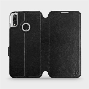 Etui do Huawei Y7 2019 - wzór Black&Orange