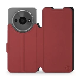 Etui Soft Touch do Xiaomi Redmi A3 - wzór Zachodząca czerwień z czernią