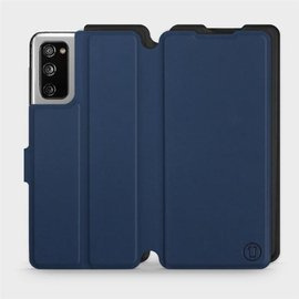 Etui Soft Touch do Samsung Galaxy S20 FE - wzór Głęboki granat z czernią