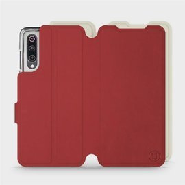 Etui Soft Touch do Xiaomi Mi 9 - wzór Zachodząca czerwień z platyną