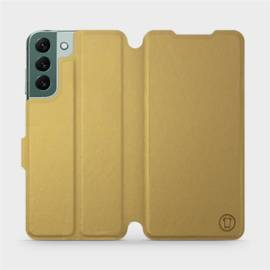 Etui do Samsung Galaxy S22 Plus - wzór Gold&Orange