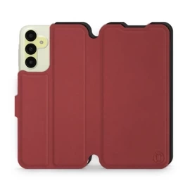 Etui Soft Touch do Samsung Galaxy M15 5G - wzór Zachodząca czerwień z czernią