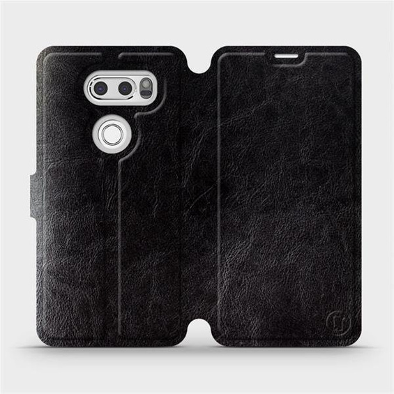 Etui do LG V30 - wzór Black&Orange