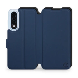 Etui Soft Touch do OnePlus Nord 5 - wzór Głęboki granat z czernią