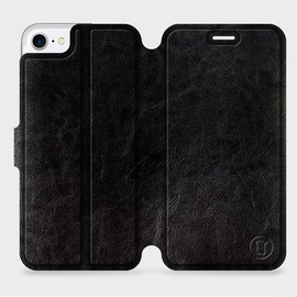 Etui do Apple iPhone SE 2022 - wzór Black&Orange
