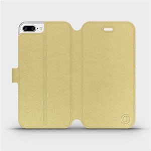 Etui do Apple iPhone 7 Plus - wzór Gold&Gray