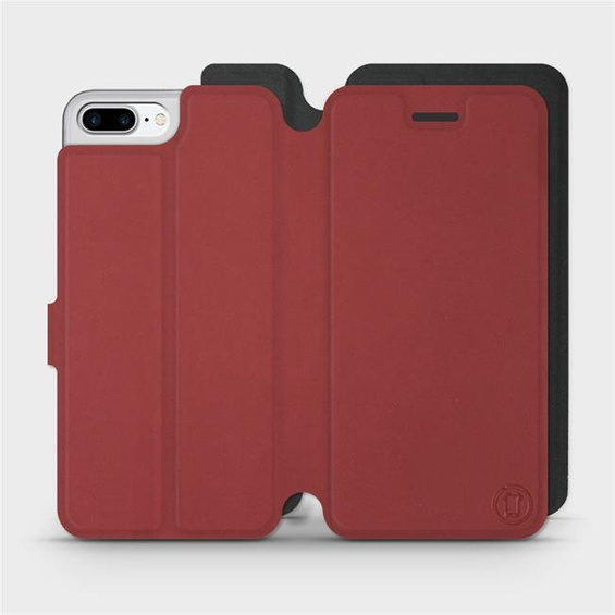 Etui Soft Touch do Apple iPhone 7 Plus - wzór Zachodząca czerwień z czernią