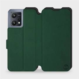 Etui Soft Touch do Realme 9 - wzór Miejska zieleń z czernią