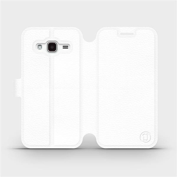 Etui do Samsung Galaxy J3 2016 - wzór White&Orange