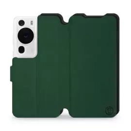 Etui Soft Touch do Huawei P60 Pro - wzór Miejska zieleń z czernią