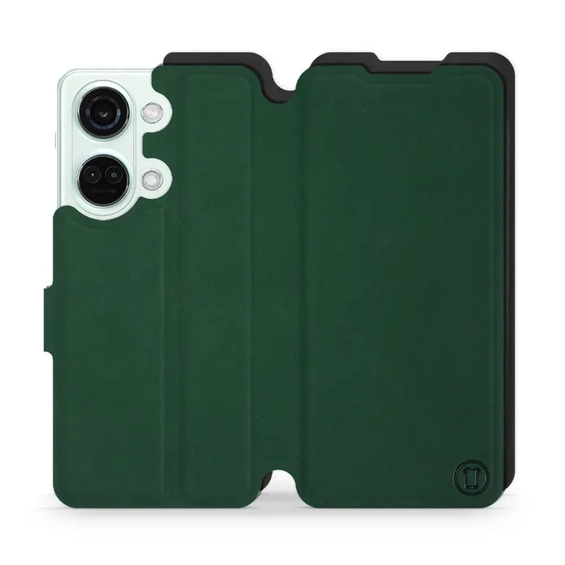 Etui Soft Touch do OnePlus Nord 3 5G - wzór Miejska zieleń z czernią