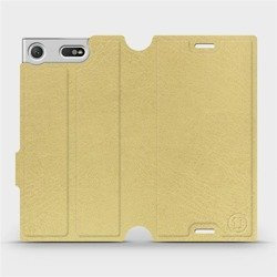 Etui do Sony Xperia XZ1 Compact - wzór Gold&Orange