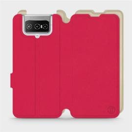 Etui Soft Touch do Asus Zenfone 7 ZS670KS - wzór Żywa czerwień z platyną