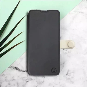 Etui Soft Touch do Motorola Moto G53 5G - wzór Satynowa czerń z platyną