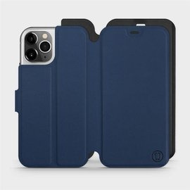 Etui Soft Touch do Apple iPhone 12 Pro - wzór Głęboki granat z czernią