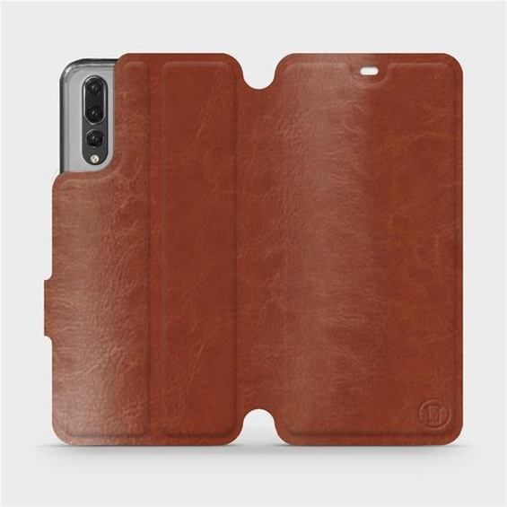 Etui do Huawei P20 Pro - wzór Brown&Gray