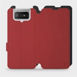 Etui Soft Touch do Asus Zenfone 7 ZS670KS - wzór Zachodząca czerwień z czernią