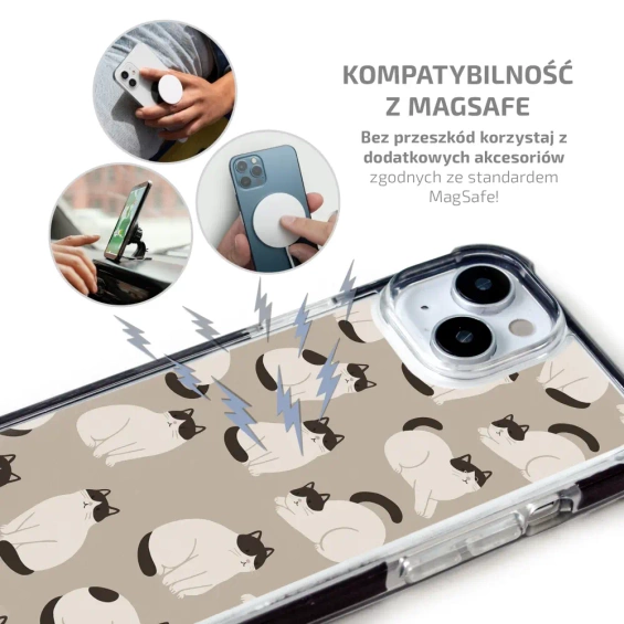 Etui MagSafe Elite Bumper Apple iPhone 12 - wzór D160D