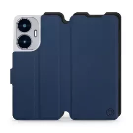 Etui Soft Touch do Realme C55 - wzór Głęboki granat z czernią
