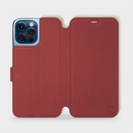 Etui Soft Touch do Apple iPhone 13 Pro Max - wzór Zachodząca czerwień z platyną