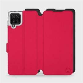 Etui Soft Touch do Samsung Galaxy M12 - wzór Żywa czerwień z czernią