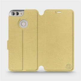 Etui do Huawei P Smart - wzór Gold&Orange