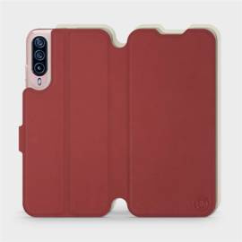 Etui Soft Touch do HTC Desire 22 Pro - wzór Zachodząca czerwień z platyną