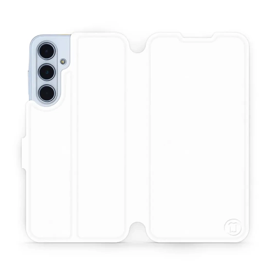 Etui do Samsung Galaxy M35 5G - wzór White&Orange