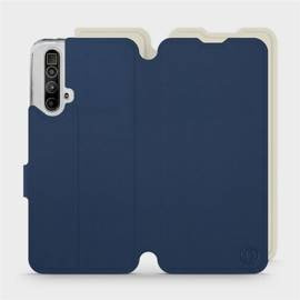 Etui Soft Touch do Realme X3 SuperZoom - wzór Głęboki granat z platyną