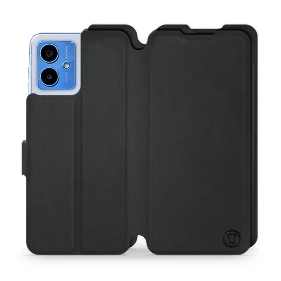 Etui Soft Touch do Motorola Moto G14 - wzór Satynowa czerń