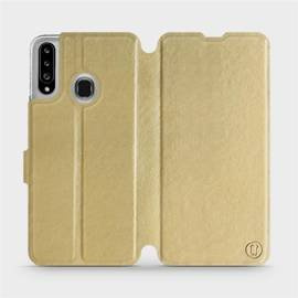 Etui do Samsung Galaxy A20S - wzór Gold&Gray
