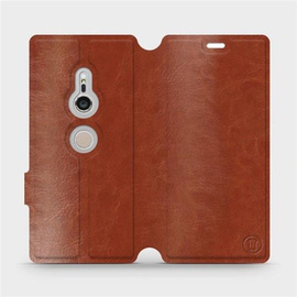 Etui do Sony Xperia XZ2 - wzór Brown&Orange