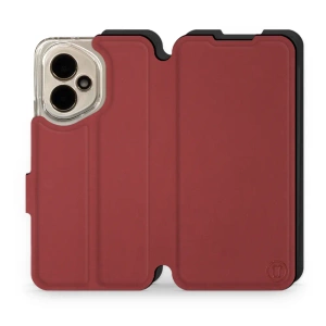 Etui Soft Touch do Huawei Honor 400 - wzór Zachodząca czerwień z czernią