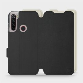 Etui Soft Touch do Xiaomi Redmi Note 8 2021 - wzór Satynowa czerń z platyną