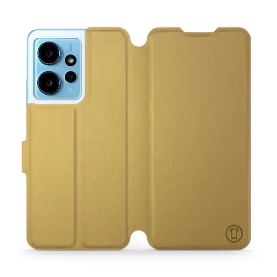 Etui do Xiaomi Redmi Note 12 4G - wzór Gold&Orange