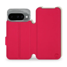 Etui Soft Touch do Google Pixel 10 - wzór Żywa czerwień z platyną