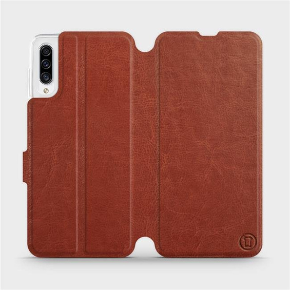 Etui do Samsung Galaxy A30s - wzór Brown&Orange
