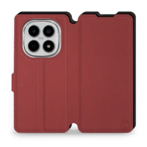 Etui Soft Touch do Xiaomi Redmi Note 15 5G - wzór Zachodząca czerwień z czernią