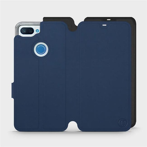 Etui Soft Touch do Xiaomi Mi 8 Lite - wzór Głęboki granat z czernią