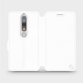 Etui do Nokia 6.1 - wzór White&Gray