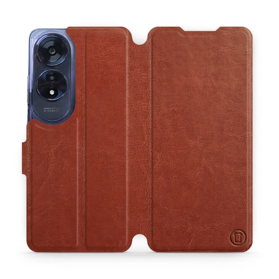 Etui do OPPO A60 - wzór Brown&Orange