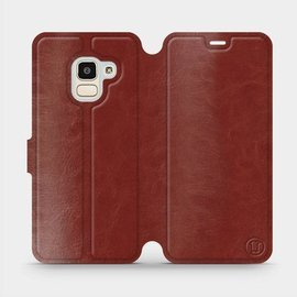 Etui do Samsung Galaxy J6 2018 - wzór Brown&Gray