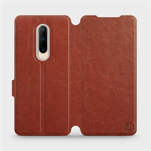 Etui do OnePlus 7 Pro - wzór Brown&Gray