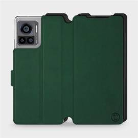 Etui Soft Touch do Motorola Edge 30 Ultra - wzór Miejska zieleń z czernią