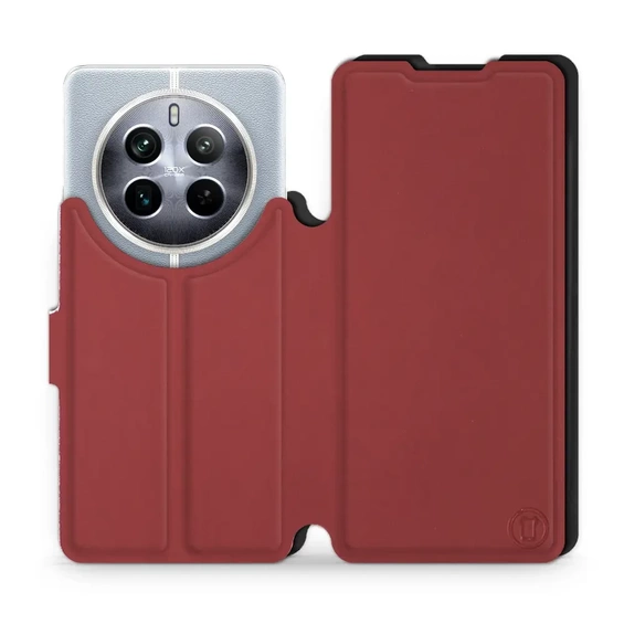 Etui Soft Touch do Realme 12 5G - wzór Zachodząca czerwień z czernią