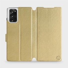 Etui do Samsung Galaxy Note 20 - wzór Gold&Gray